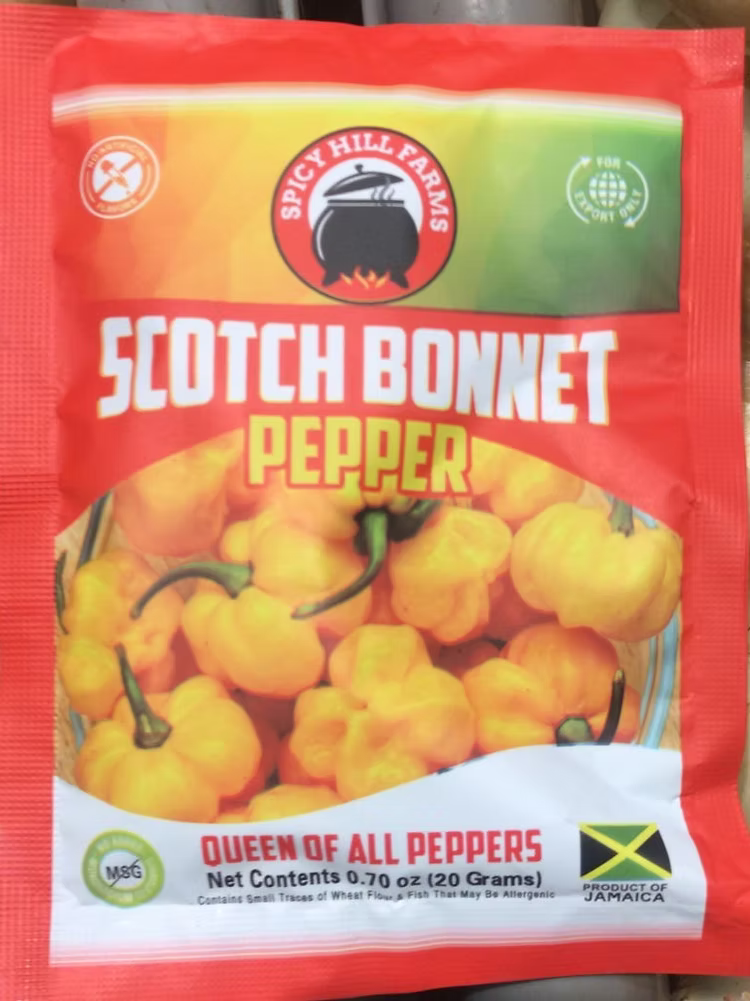 Spicy Hill Farms Dried Scotch Bonnet Pepper, 24g